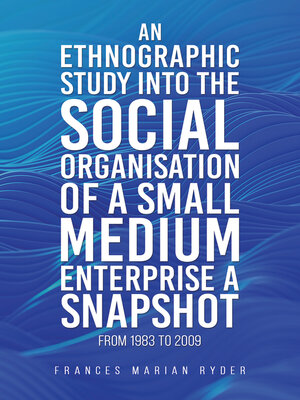 cover image of An Ethnographic Study into the Social Organisation of a Small Medium Enterprise a Snapshot from 1983 to 2009